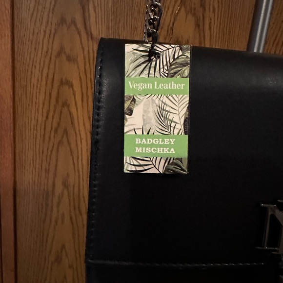 Badgley Mischka Gunmetal Fringe Crossbody Purse - Picture 13 of 13